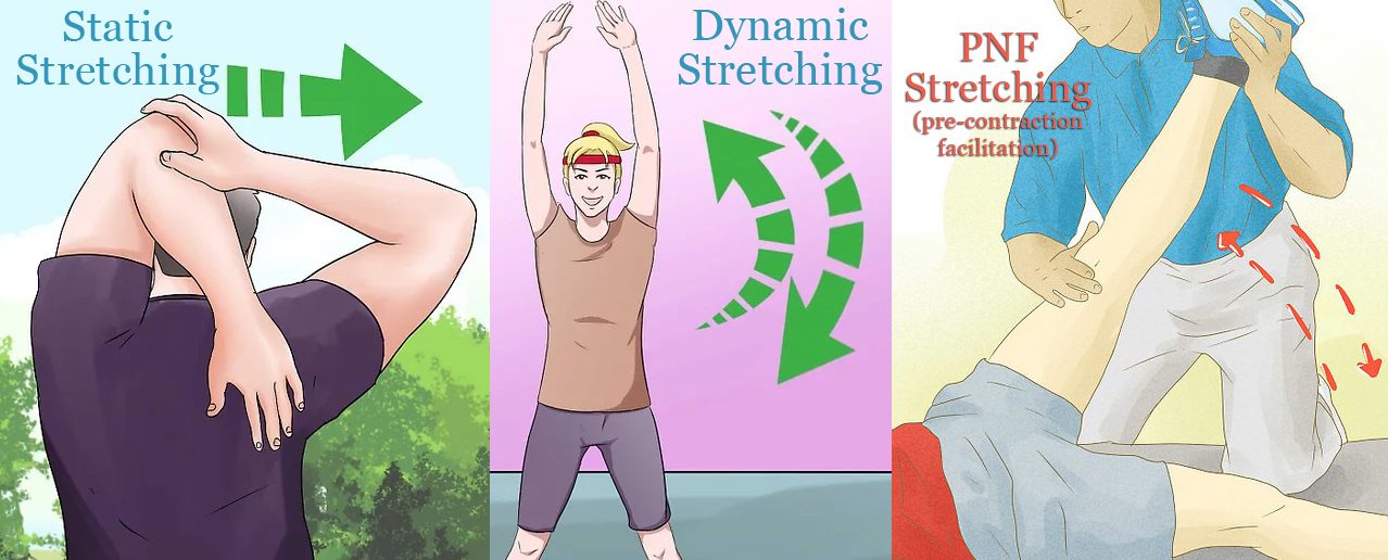 stretching