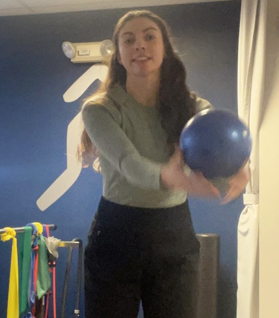 Balance exercise - vision - Brielle at Hampton Physical Therapy